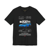 Blue Hypercar Artwork Unisex Heavy Cotton Tee High Speed Performance Inspired Streetwear Graphic Shirt For Car Enthusiasts And Automotive Art Collectors