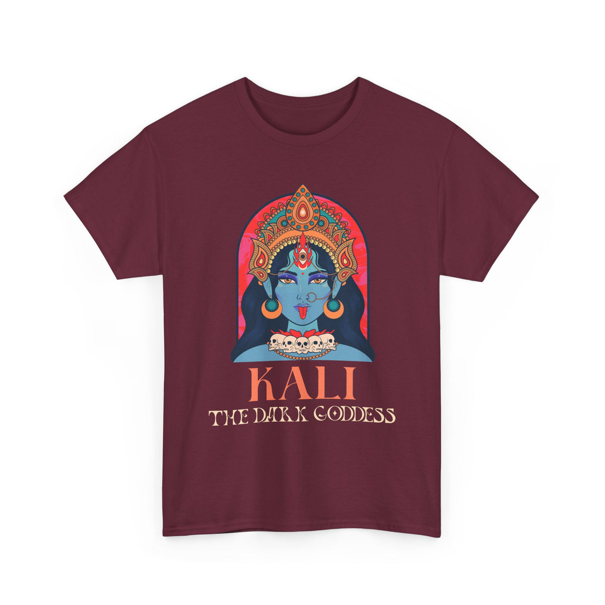 Lord Kali Goddess T Shirt Mahakali The Dark Goddess Shakti Hindu Spiritual Graphic Tee Navratri Durga Puja Festival Wear Unisex Cotton Devotional Streetwear India