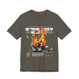 Currency Blaze Burning Money Graphic Unisex Jersey Short Sleeve Tee Bold Streetwear Flame Cash Statement T Shirt Urban Fashion