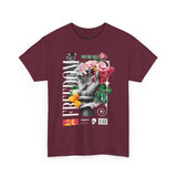 Freedom Hand Rose Graphic Unisex Heavy Cotton Tee Comfortable Streetwear T Shirt Motivational Bold Artistic Design Statement Piece Perfect Gift for Friends Empowerment Casual Wear