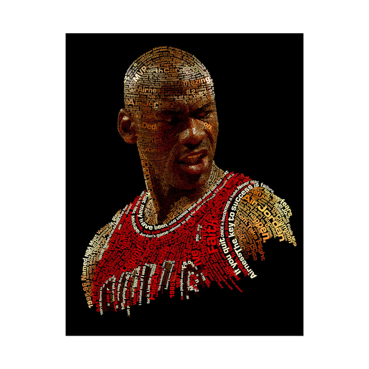 The Champion Within Glossy Motivational Poster Collector Edition Red Gold Typography Art Print For Offices Gyms Studios Homes Of Dreamers And High Achievers