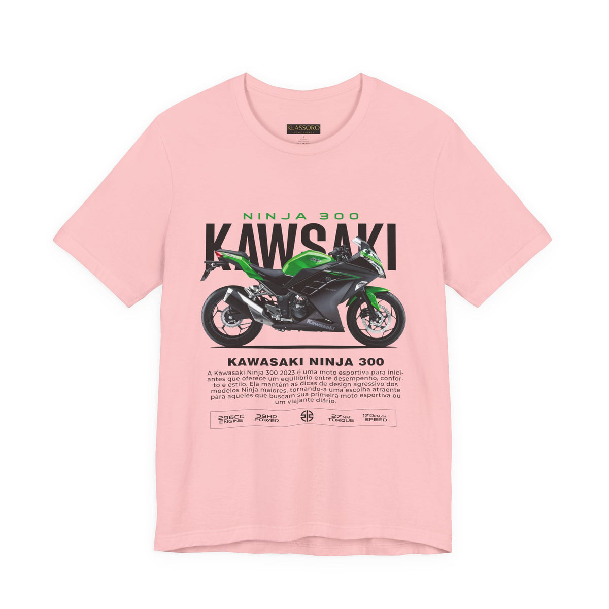 Kawasaki Ninja 300 Inspired Motorcycle Graphic T Shirt Unisex Heavy Cotton Tee Sportbike Racing Streetwear Gift For Riders Bike Lovers USA