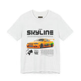 JDM Street Racing Legend Skyline R34 Inspired Supra MK4 Style Unisex Graphic Tee Japanese Drift Car Culture Motorsport Streetwear Shirt