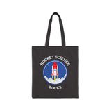 Rocket Science Rocks Tote Bag Space Exploration STEM Education Astronomy Science Lover Nerd Geek Astronaut Eco Friendly Durable Reusable Canvas Shopping Bag