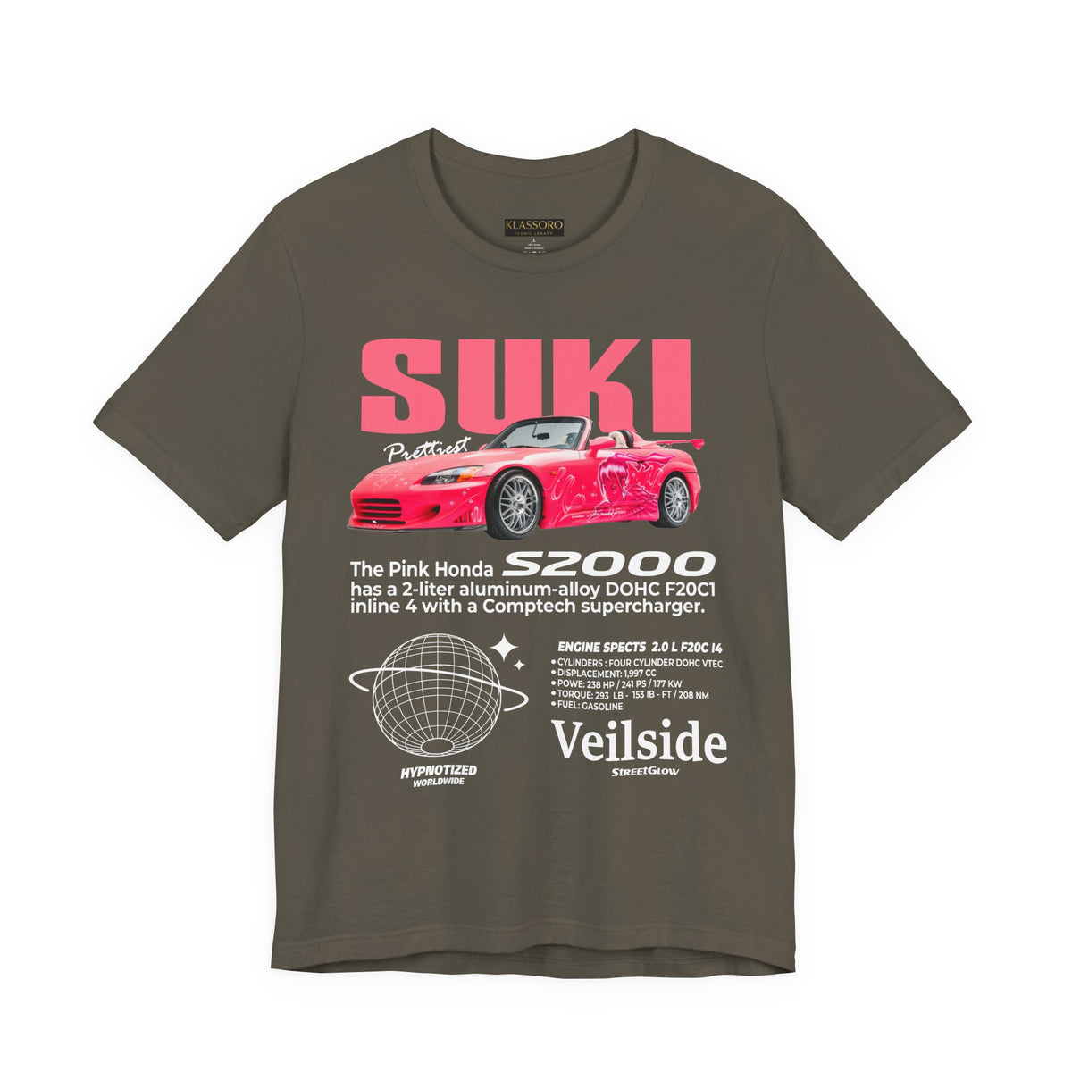 Pink Custom Roadster Blueprint Art Unisex Heavy Cotton Tee Retro Tuner Inspired Streetwear Graphic Shirt for Car Lovers and Daily Casual Wear