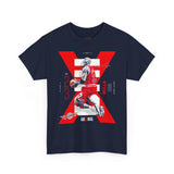 Air Ascent Unisex Heavy Cotton Tee Bold Motivational Streetwear Design Dynamic Red Black Aesthetic Athletic Fashion Statement For Dreamers Hustlers And Visionary Achievers