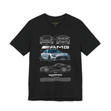 High Performance Silver Track Car Unisex Heavy Cotton Tee Bold Streetwear Racing Style Graphic Shirt Gift for Speed Lovers