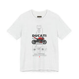 Italian Streetfighter Inspired Naked Motorcycle Graphic Unisex Heavy Cotton Tee Premium Racing Streetwear T Shirt for Riders Bikers Enthusiasts Everyday Wear