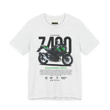 Kawasaki Z400 Naked Street Bike Graphic T Shirt Unisex Heavy Cotton Motorcycle Racing Streetwear Gift