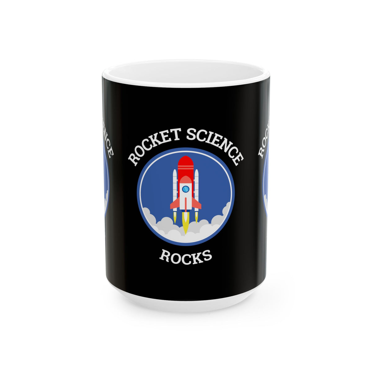 Rocket Science Rocks Ceramic Mug Coffee Cup Space Exploration STEM Astronomy Science Lover Gift Nerd Geek Astronaut Science Teacher Office Drinkware