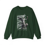 Inspire Strength Ignite Courage Unisex Crewneck Sweatshirt Premium Motivational Streetwear Bold Statue Graphic