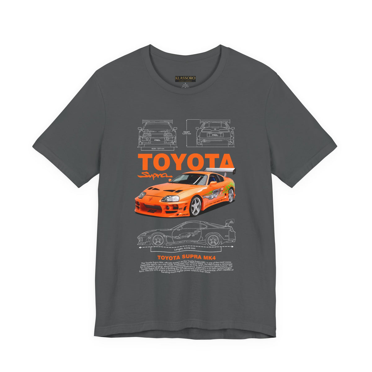 Legendary Turbo JDM MK4 Street Racer Unisex Heavy Cotton Tee Retro Tuner Car Graphic Shirt