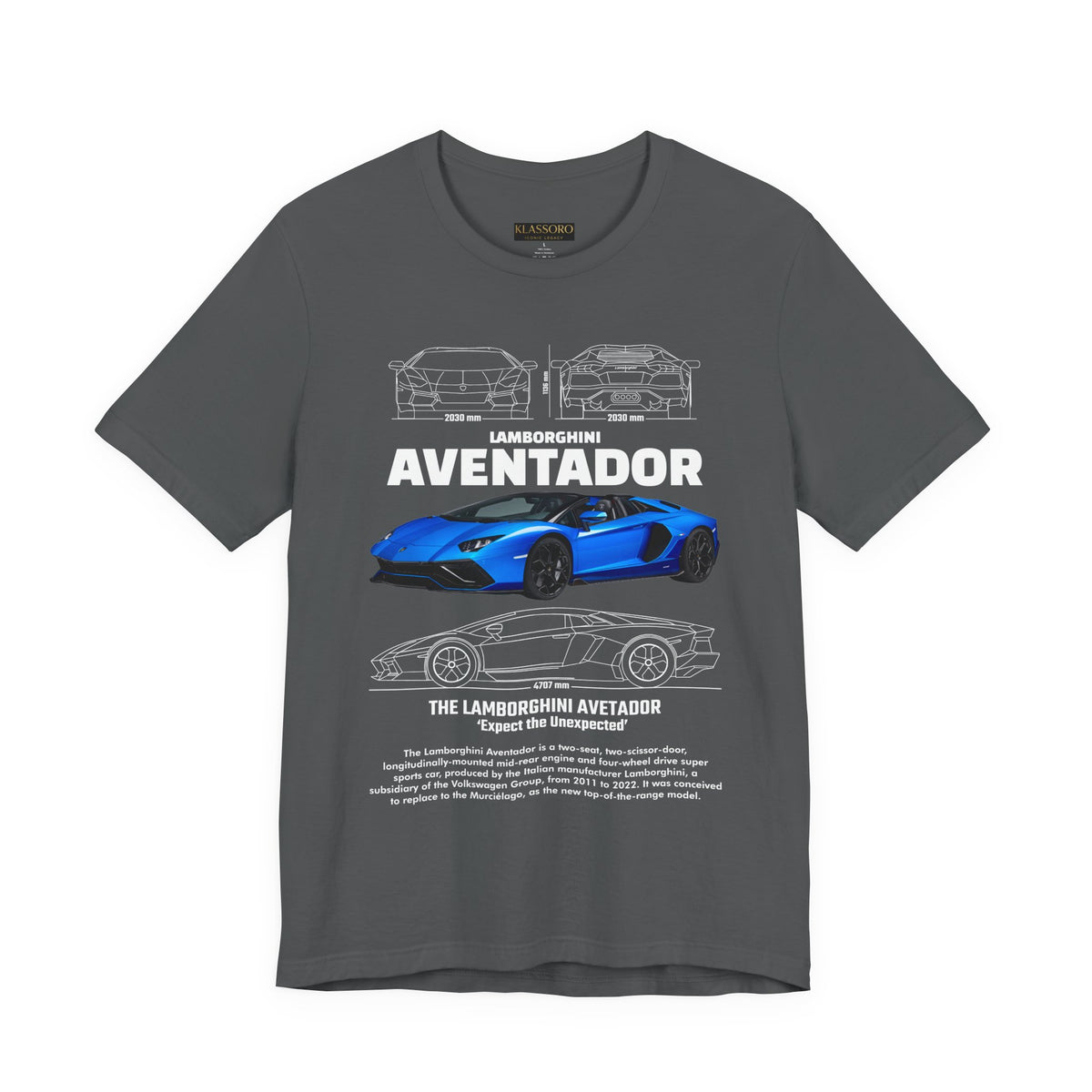 Blue Hypercar Blueprint Unisex Heavy Cotton Tee High Performance Streetwear Design for Car Enthusiasts Racers and Speed Lovers