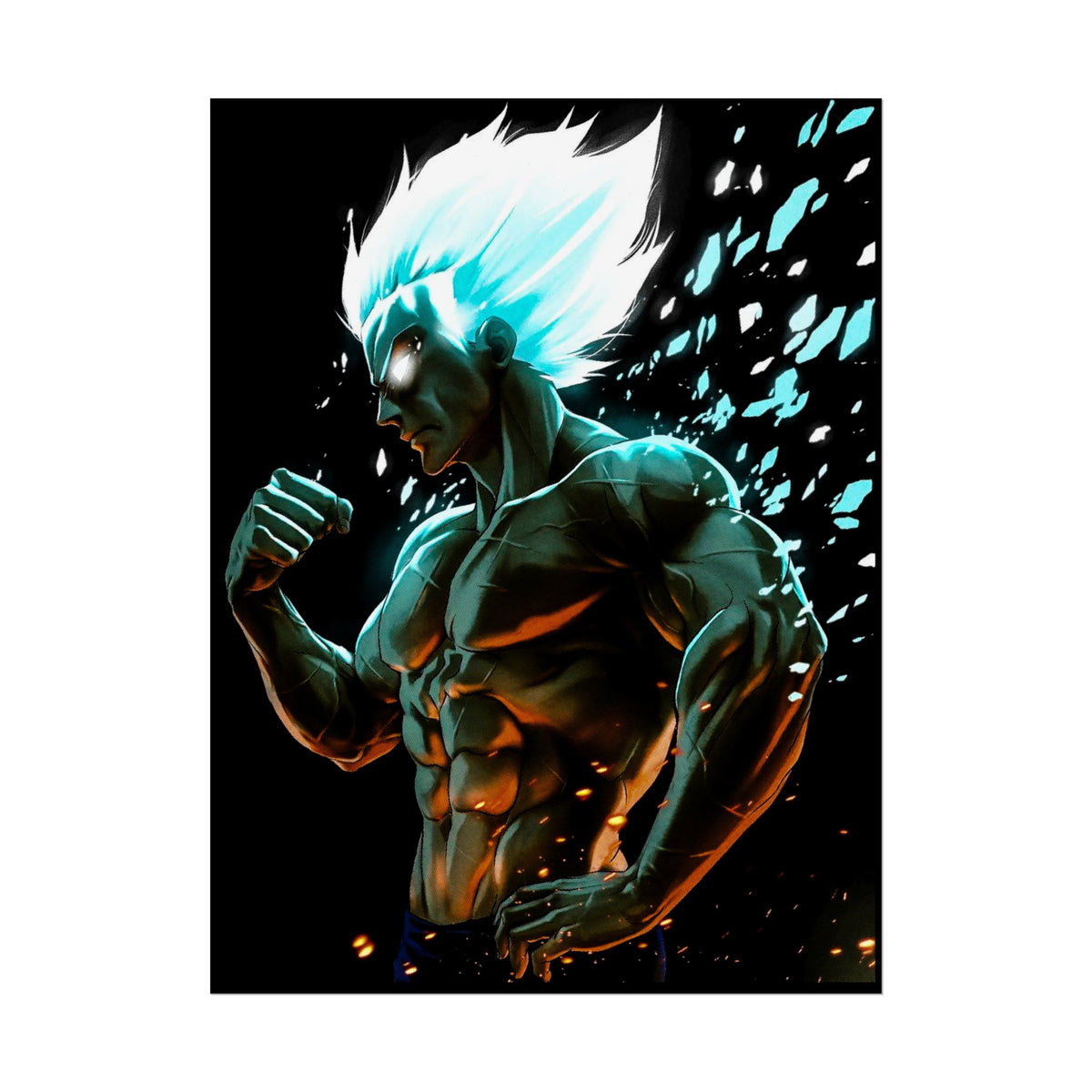 Limit Break Energy Motivational Poster Bold Anime Inspired Wall Art For Gym Home Office Studio Motivation Discipline And Alpha Mindset Decor