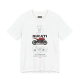 Italian Streetfighter Inspired Naked Motorcycle Graphic Unisex Heavy Cotton Tee Premium Racing Streetwear T Shirt for Riders Bikers Enthusiasts Everyday Wear