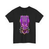 Bills Samurai Unisex Heavy Cotton Tee Futuristic Neon Warrior Design Bold Japanese Inspired Streetwear Graphic T Shirt for Men and Women Artistic Cyber Aesthetic Perfect Gift for Anime and Samurai Art Lovers