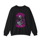 Masters Of Power Realm Sweatshirt Cosmic Skull Energy Design Unisex Premium Streetwear Bold Winter Essential For Fearless Dreamers And Gothic Art Lovers