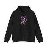 Mamba Unisex Heavy Blend Hooded Sweatshirt Bold Serpent Power Graphic Streetwear Design Symbol of Focus Resilience and Inner Strength Premium Artistic Hoodie by KLASSORO