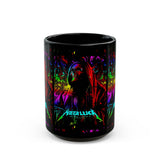 Reaper Of Neon Flames Mug 11oz 15oz Vibrant Gothic Energy Ceramic Coffee Cup Cosmic Skull Artwork Perfect Gift For Artists Dreamers And Night Rebels