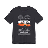 Firestorm Muscle Car Blueprint Design Unisex Heavy Cotton Tee Powerful Retro Performance Art Shirt for Streetwear Lovers & Collectors