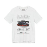 Bugatti Veyron Inspired Illustrated Hypercar Graphic T Shirt Ultimate Luxury Performance Supercar Automotive Streetwear Elite Speed Lifestyle Gift For Exotic Car Enthusiasts