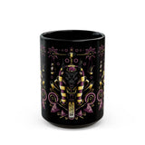 Anubis Balance God Ceramic Mug Egyptian Mythology Coffee Cup Cosmic Balance Design Spiritual Gift For Men And Women Perfect For Office Home Studio Tattoo Lovers And Ancient Art Collectors