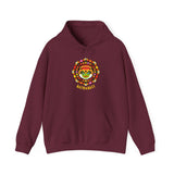 Kathakali Unisex Hoodie Heavy Blend Pullover Sweatshirt Kerala Traditional Dance Art Graphic Indian Culture Onam Festival Heritage Malayalam Design