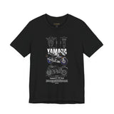 YZF R15 Inspired Motorcycle Graphic Unisex Heavy Cotton Tee Racing Sport Bike Streetwear Gift For Riders Speed Lovers Track Style Casual Wear