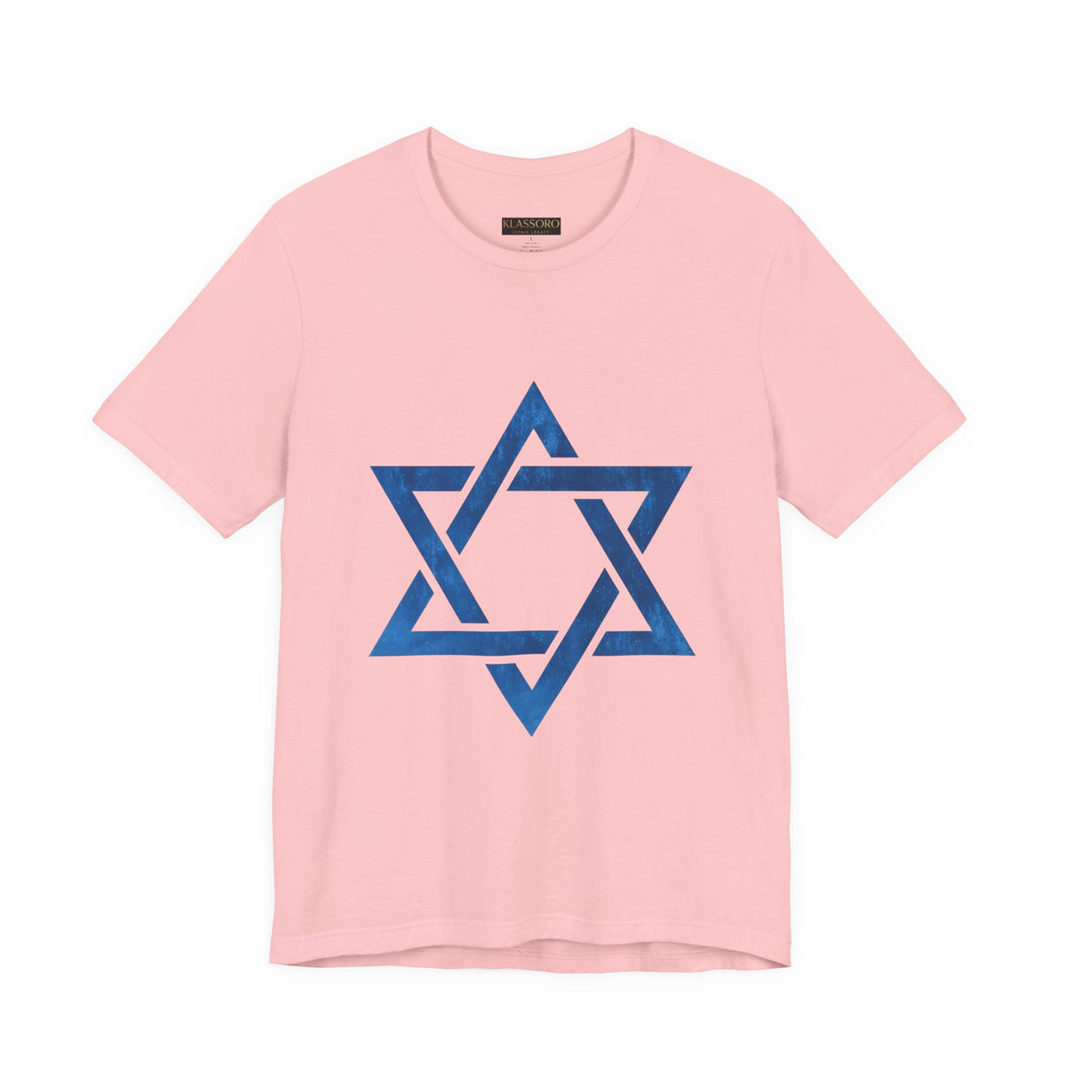 Star Of David Emblem Unisex Heavy Cotton Tee Spiritual Cultural Heritage Symbol Timeless Jewish Identity Graphic Shirt Meaningful Gift Casual Everyday Wear