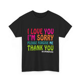 Ho’oponopono Unisex T Shirt Healing Affirmation Tee Spiritual Gratitude Mindfulness Inspired Positive Energy Heavy Cotton Graphic Top