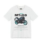 MT03 Inspired Lightweight Street Motorcycle Art Unisex Heavy Cotton Tee Bold Rider Graphic Streetwear Apparel
