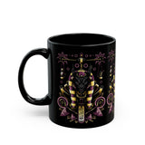 Anubis Balance God Ceramic Mug Egyptian Mythology Coffee Cup Cosmic Balance Design Spiritual Gift For Men And Women Perfect For Office Home Studio Tattoo Lovers And Ancient Art Collectors