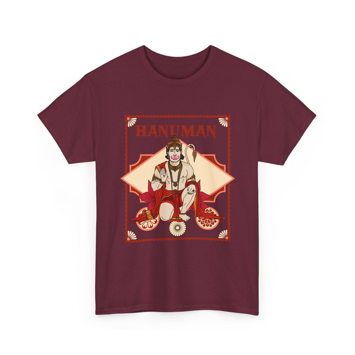 Lord Hanuman Graphic T Shirt Bajrangbali Ram Bhakt Devotional Hindu Spiritual Festival Wear Unisex Cotton Tee Hanuman Jayanti Temple Outfit Indian Cultural Streetwear Gift
