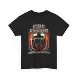 Firefighter Heroic Spirit Unisex Heavy Cotton Tee Bold Firefighter Graphic Shirt Courageous Rescue Design Motivational Streetwear Gift for Firefighters, Heroes, and Everyday Warriors
