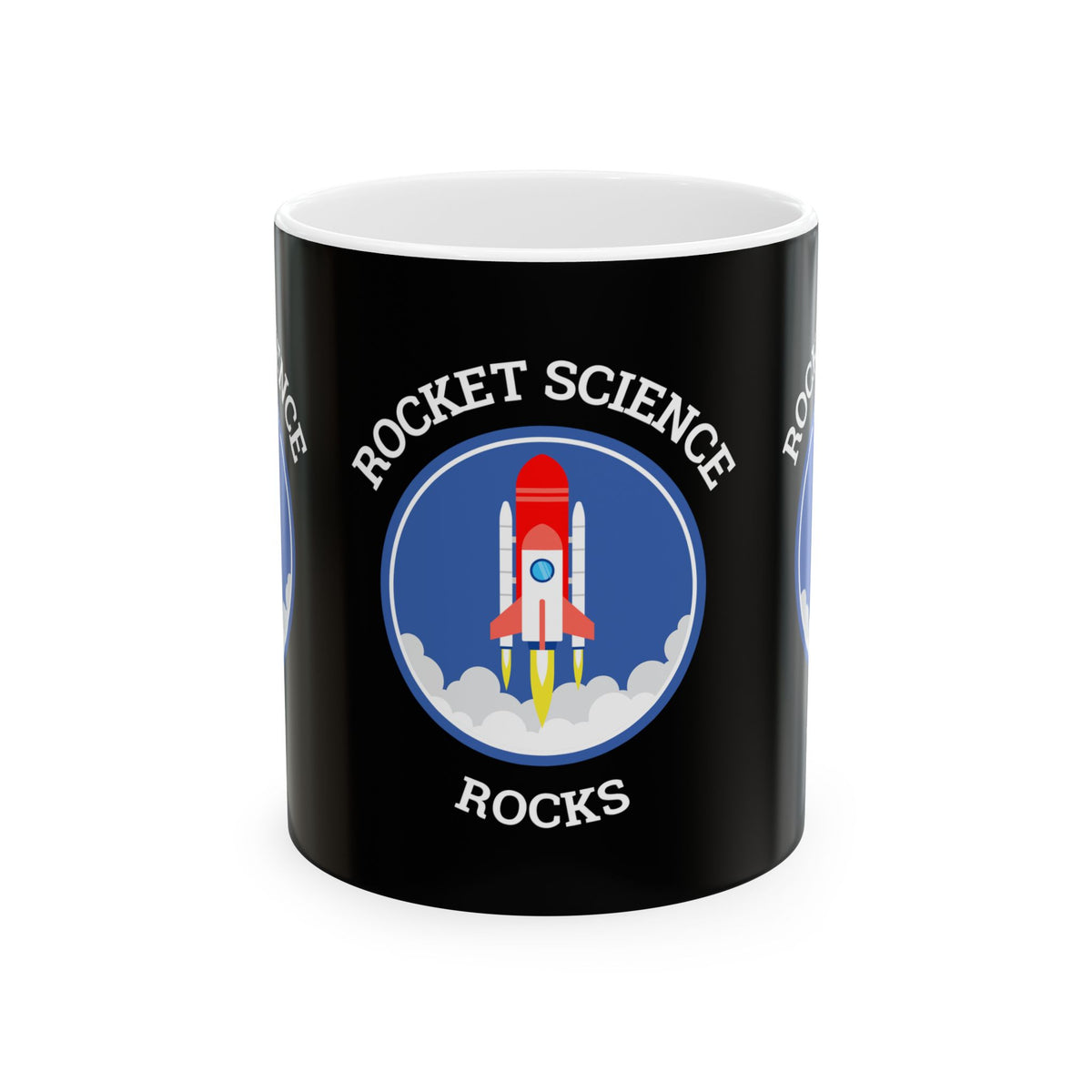 Rocket Science Rocks Ceramic Mug Coffee Cup Space Exploration STEM Astronomy Science Lover Gift Nerd Geek Astronaut Science Teacher Office Drinkware