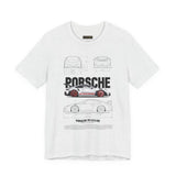 High Performance Track Racer Blueprint Art Unisex Heavy Cotton Tee Streetwear Motorsport Enthusiast Graphic Shirt