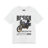 African Twin Adventure Motorcycle Graphic Tee Off Road Touring Bike T Shirt For Riders Explorers Long Distance Travel Motorsport Streetwear Gift