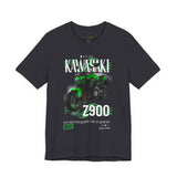 Kawasaki Z900 Green Naked Street Bike Graphic Unisex Heavy Cotton Tee Motorcycle Racing Streetwear Urban Rider Style Gift Shirt