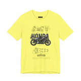 Honda CBR Superbike Blueprint Racing Motorcycle Graphic Tee Sport Bike Track Design T Shirt For Riders Speed Lovers Motorsport Streetwear Gift