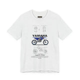 YZ250 Inspired Motocross Blueprint Unisex Heavy Cotton Tee Racing Dirt Bike Graphic Streetwear Gift