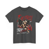 Betrayed Angel Destroy Graphic Unisex Heavy Cotton T Shirt Edgy Gothic Streetwear Bold Motivational Urban Fashion Outfit