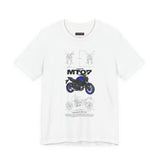 MT07 Inspired Hypernaked Motorcycle Art Unisex Heavy Cotton Tee Bold Rider Streetwear Graphic Apparel