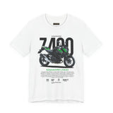 Kawasaki Z400 Naked Street Bike Graphic T Shirt Unisex Heavy Cotton Motorcycle Racing Streetwear Gift