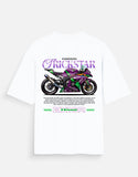 Kawasaki Ninja ZX10R Trickstar Graphic Oversized T Shirt Premium Racing Streetwear Cotton Rider Tee