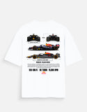 Red Bull RB20 Racing Oversized T Shirt Formula Racing Graphic Streetwear Tee