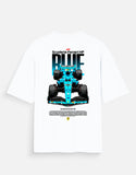 Scuderia Ferrari HP Formula Racing Oversized T Shirt F1 Motorsport Graphic Streetwear Tee