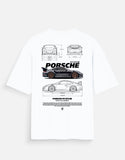 Porsche 911 GT3 RS Oversized T Shirt Premium Sports Car Streetwear Graphic Tee