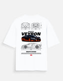 Bugatti Veyron Oversized T Shirt Hypercar Streetwear Supercar Graphic Tee