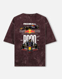 Red Bull RB20 Formula 1 Racing Acid Wash Oversized T Shirt F1 Motorsport Graphic Streetwear Tee