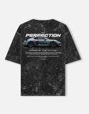 Porsche 718 Cayman GT4 RS Acid Wash Oversized T Shirt Performance Car Streetwear Graphic Tee